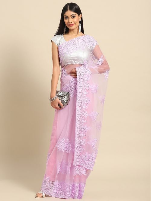 Net sarees wholesale: Fancy net sarees manufacturer & supplier in India