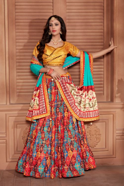 162117 Launching Kalamkari Lehenga Choli Single Color Available - Reewaz  International | Wholesaler & Exporter of indian ethnic wear catalogs.