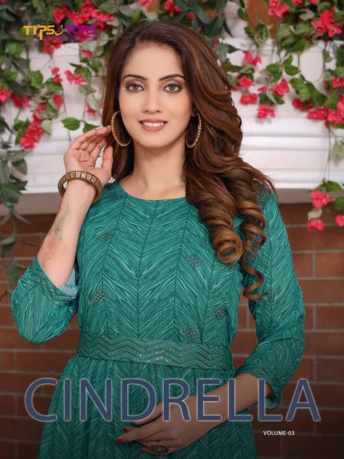 CINDRELLA Vol 03 TIPS & TOPS Fancy Georgette Gowns 