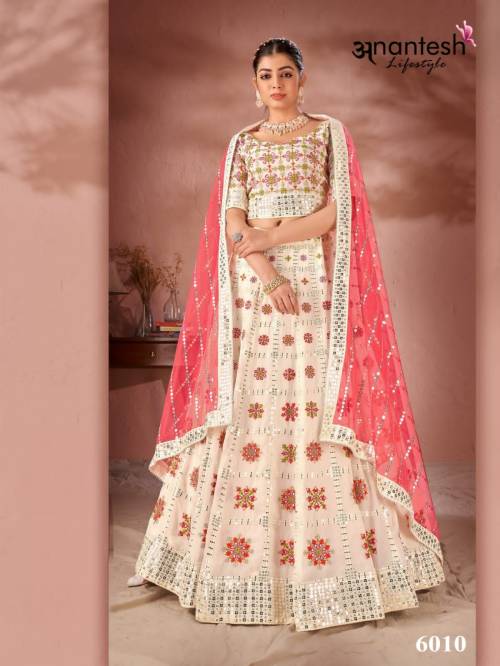 Olive Net Embroidered Mirror Work Lehenga Choli Manufacturer Supplier from  Surat India